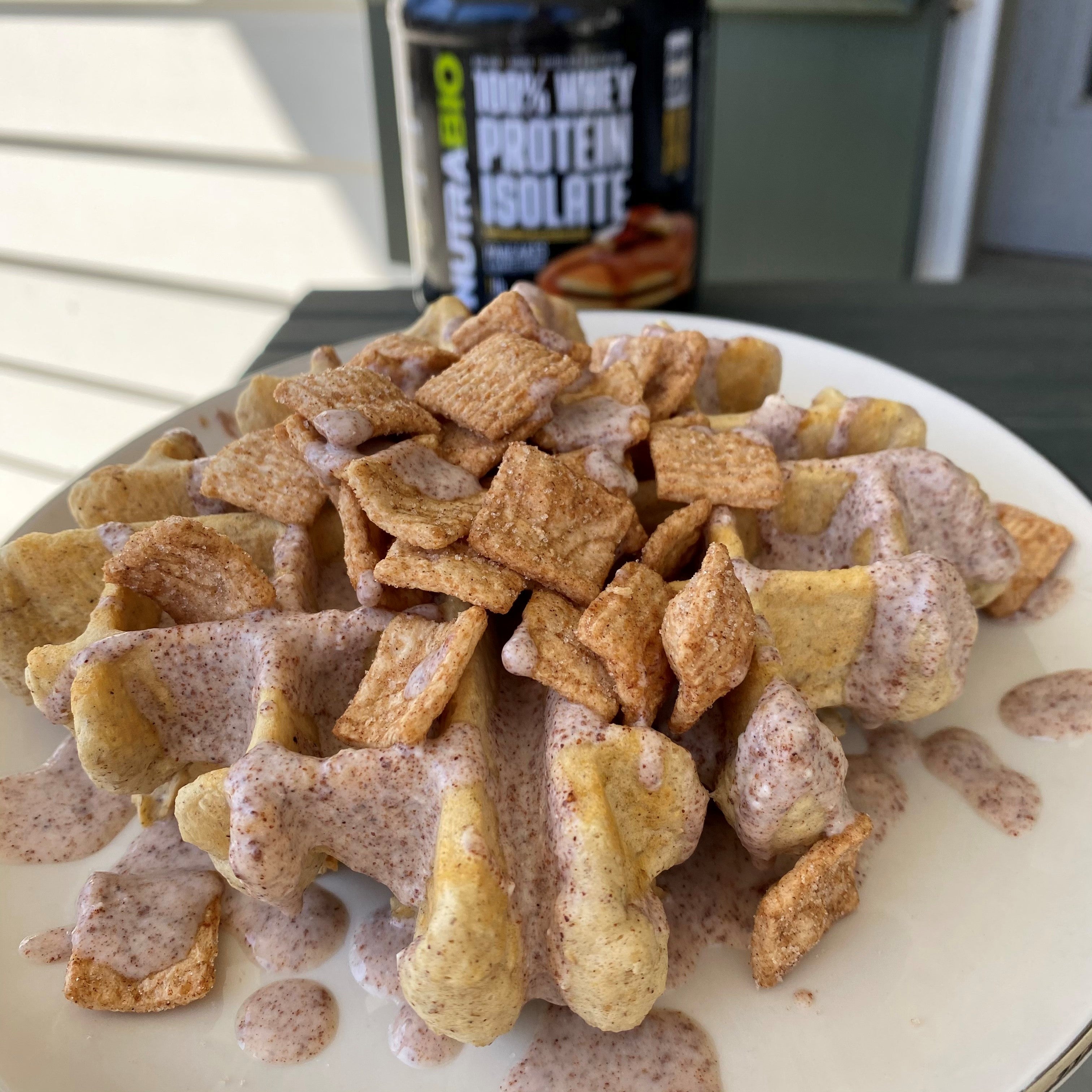 Cinnamon Toast Crunch Protein Waffles NutraBio Brands