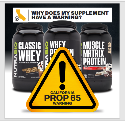 Why is There a Prop 65 Warning on My Favorite Supplements?