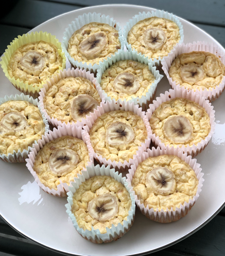 Banana Protein Muffins