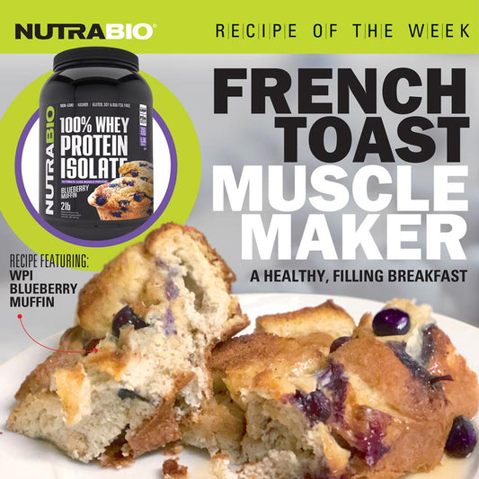 Baked Blueberry Protein French Toast Casserole