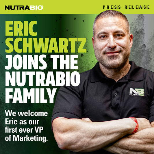 NutraBio welcomes Eric Schwartz as VP of Marketing