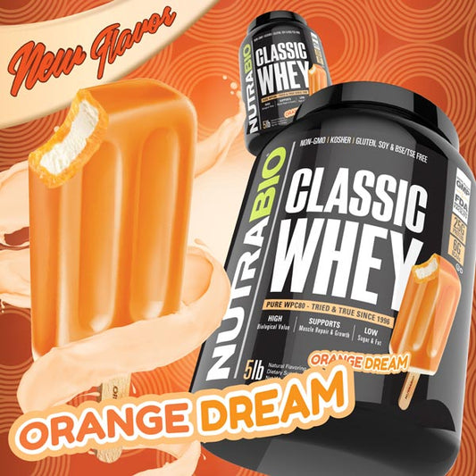 Classic Whey Orange Dream, NOW AVAILABLE