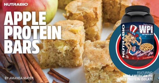 No-Bake Apple Pie Protein Bars