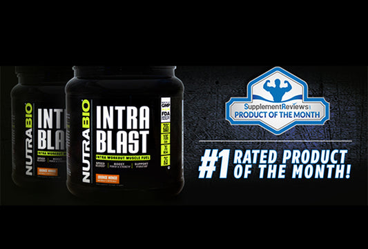 NutraBio INTRA BLAST wins February 2016 Supplement of the Month Award