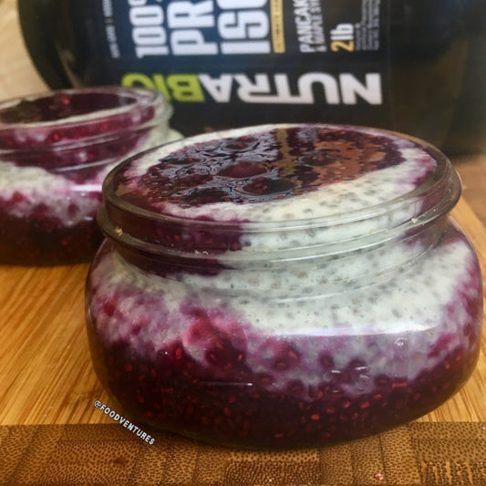 Blueberry Protein Chia Pudding