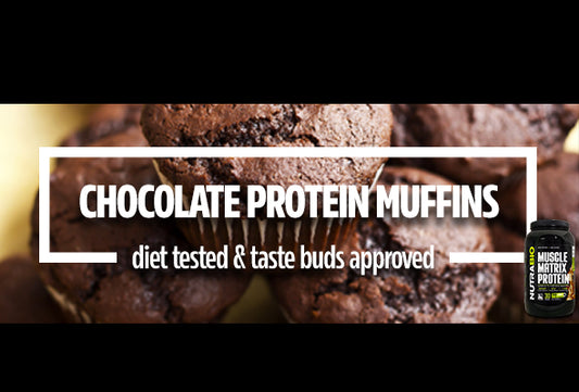 NutraBio Chocolate Protein Muffins Recipe