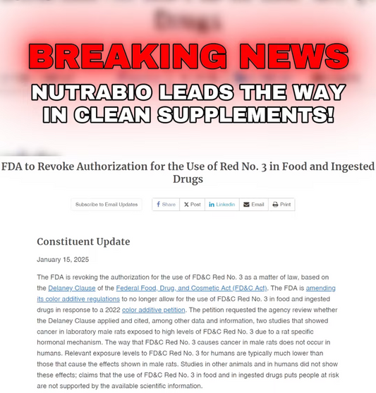 NutraBio Leads The Way In Clean Supplements