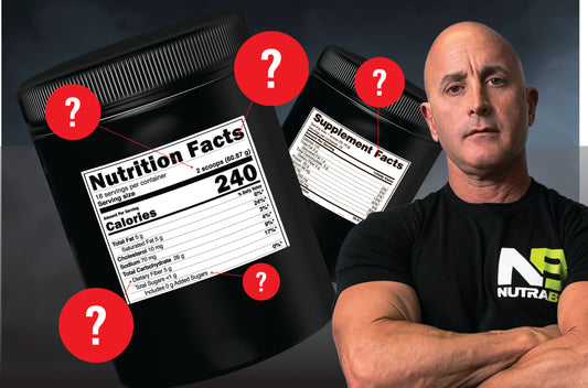 How do supplement brands get away with not declaring sugar or fat on their label?﻿