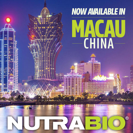 NutraBio Products Now Available in Macau, China!