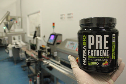 NutraBio quality supplements manufactured in NutraBio labs facility