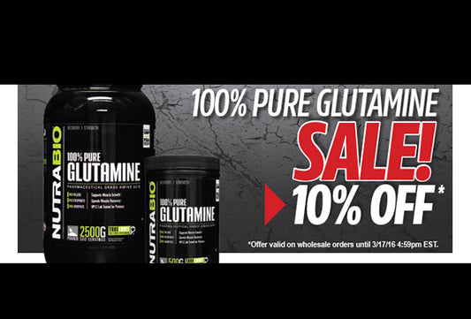 10% Off Glutamine Wholesale Price!