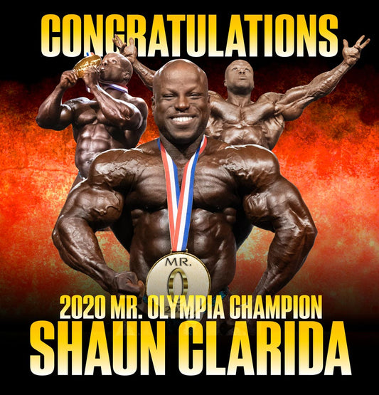 Congrats Shaun Clarida 2020 Mr Olympia Champion