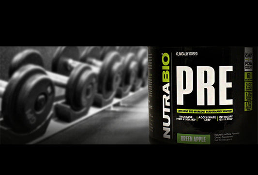 NutraBio Launches PRE in New Green Apple Flavor: Enhanced Formulation for Peak Performance