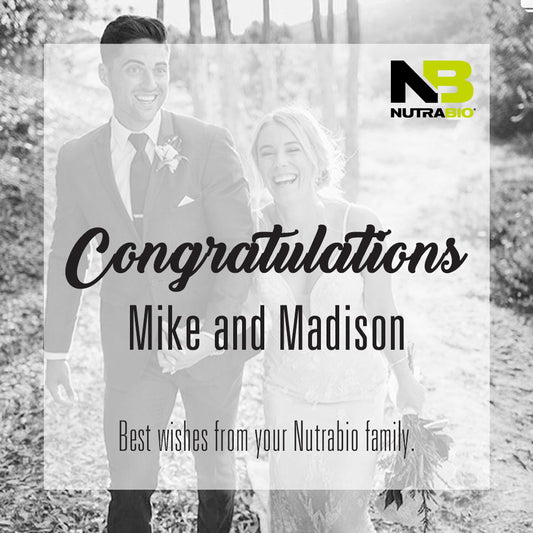 Mike Alfieri NutraBio National Sales Manager Gets Hitched