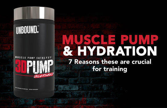 7 reasons muscle pump and hydration are important for training.