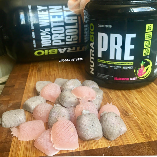 NutraBio Dragon Fruit PRE Workout Gummies