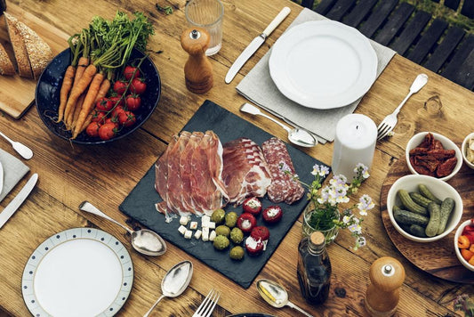 A table full of food similar