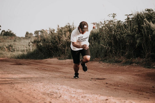 man running outside