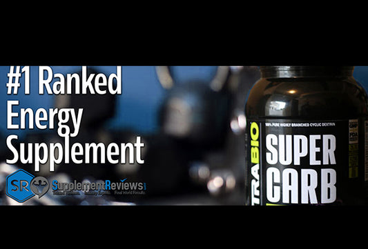 NutraBio SUPER CARB Ranks #1 Energy Supplement by Supplement Reviews