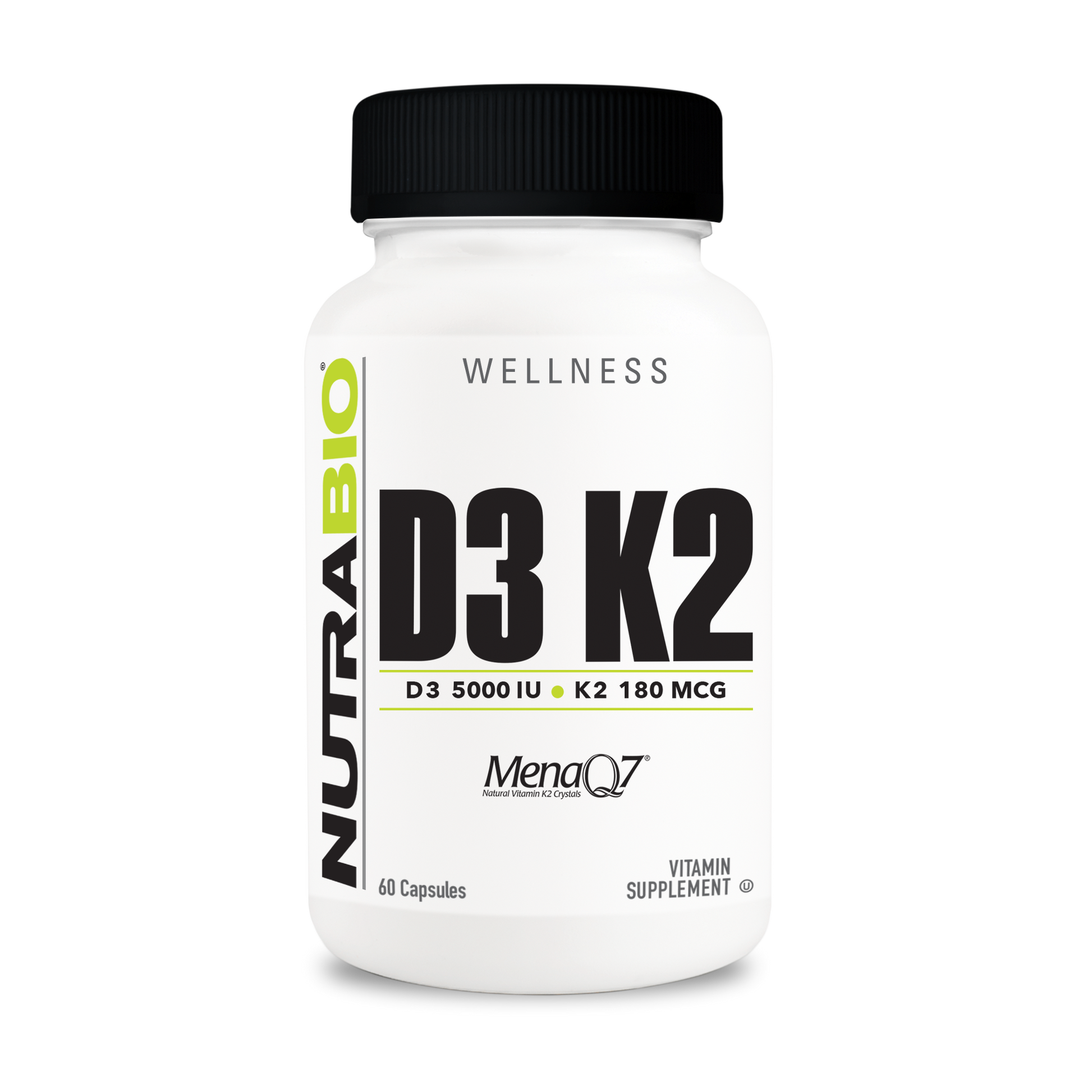 Vitamin D3 K2 (5000 IU D3, 180 MCG K2)