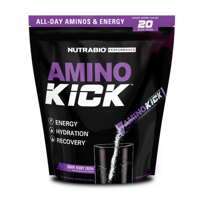 Amino Kick Stick Pack Bag Grape Berry Crush