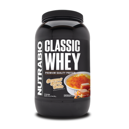 Bottle of Classic Whey Caramel Creme Brulee