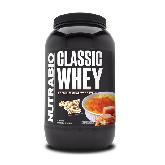 Bottle of Classic Whey Caramel Creme Brulee