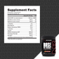 Base PRE Workout Supplement Facts Panel