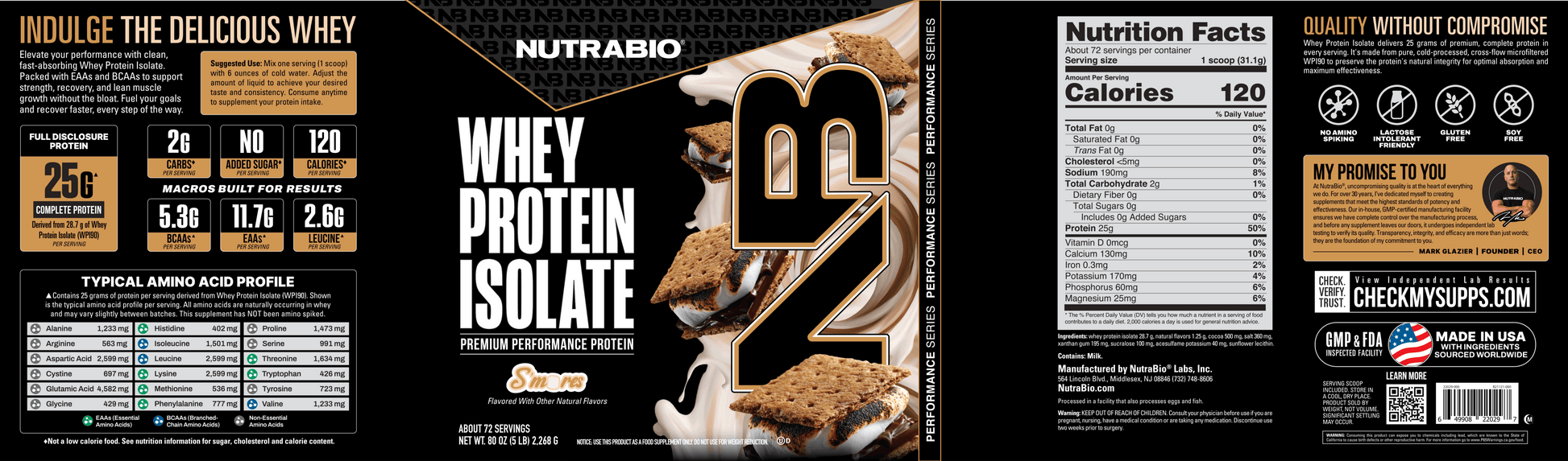 Whey Protein Isolate Smores