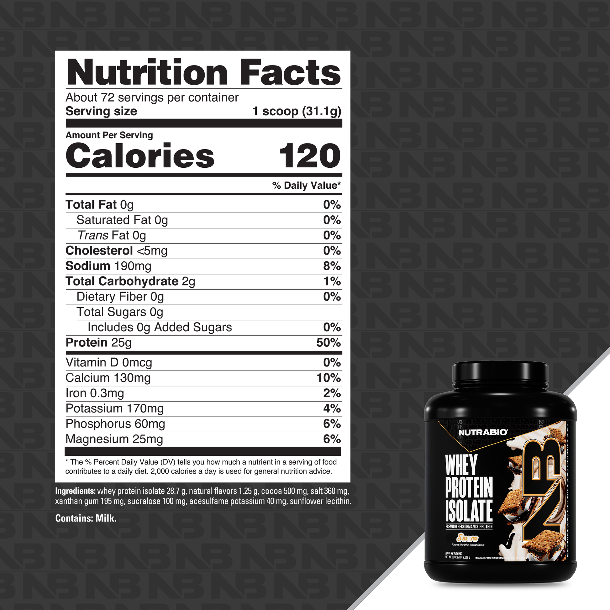 Whey Protein Isolate Smores