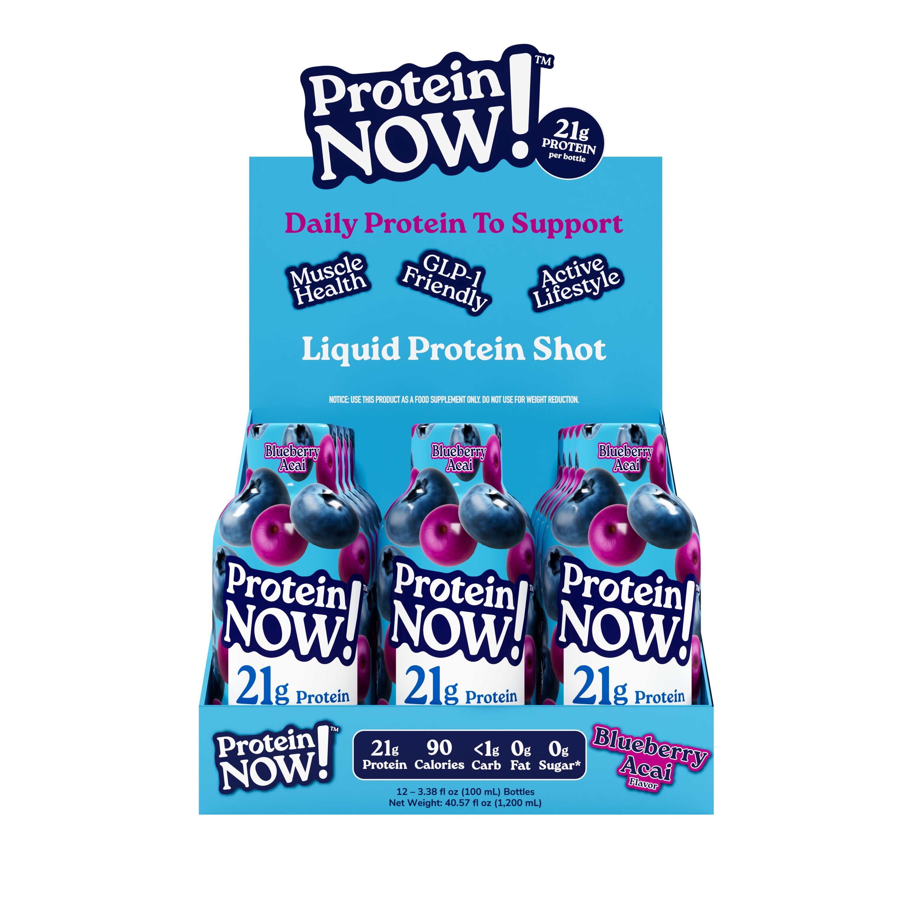 Protein Now! | 21g Protein Shot | Zero Sugar | Ready To Drink