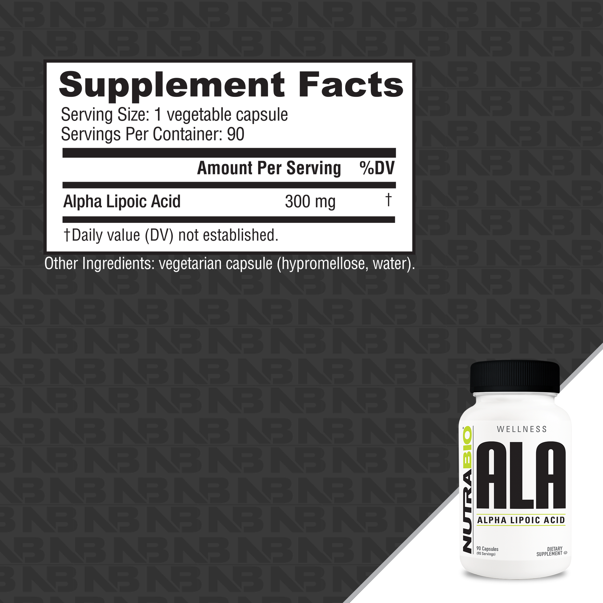 Alpha Lipoic Acid (300mg) – NutraBio Brands