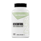 A white bottle of NutraBio Resveratrol, labeled for antioxidant support and cardiovascular health with black and green text, contains 90 capsules (90 servings).