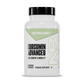 A white bottle of NutraBio Curcumin Advanced with a black cap, labeled for Joint Comfort & Mobility, enhanced absorption, and containing 60 capsules (30 servings) as a botanical dietary supplement.