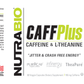 NutraBio CaffPlus label flat
