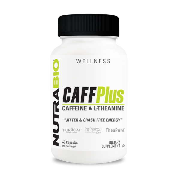 CaffPlus | Caffiene & L-Theanine | NutraBio Brands