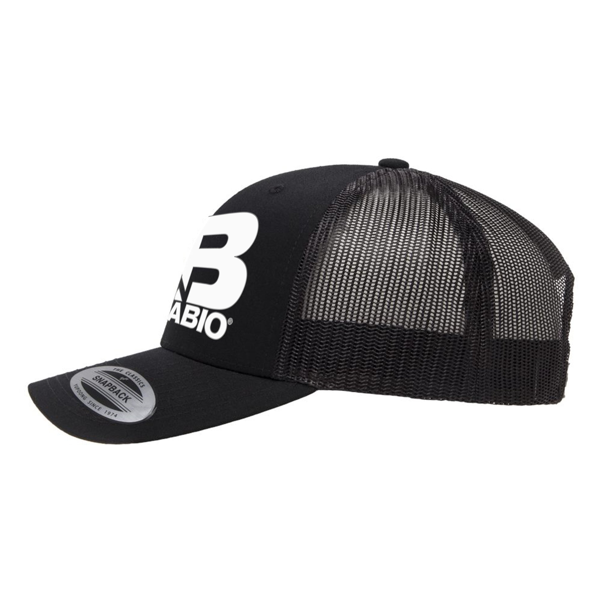 NutraBio SnapBack Hat - Side View