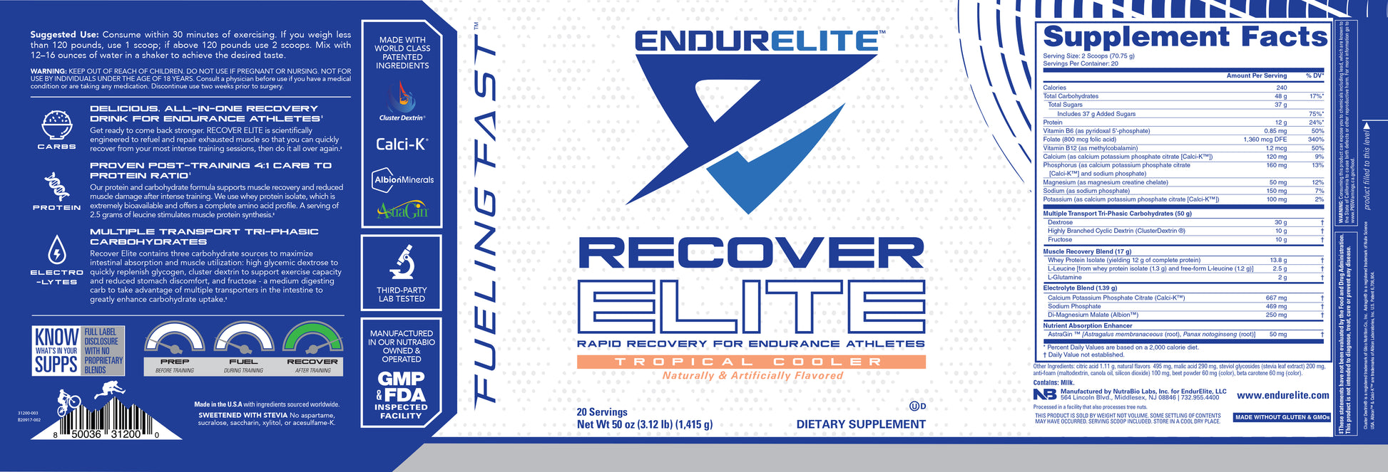 Recover Elite Label