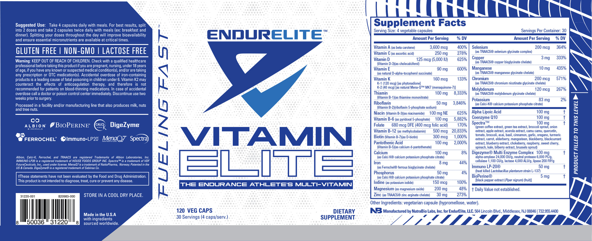 Vitamin Elite Label