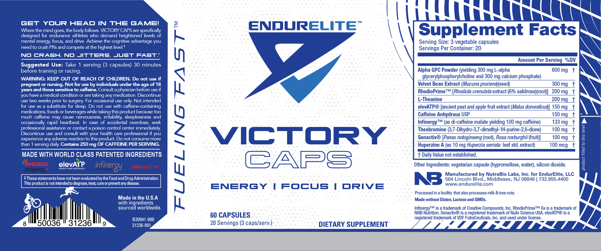 Victory Caps Label