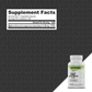 A supplement bottle labeled Nutrabio Zinc Glycinate shown on a dark patterned background with a Supplement Facts label graphic above it.