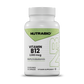 Bottle render of NutrabIo Vitamin B12 2,000 mcg front