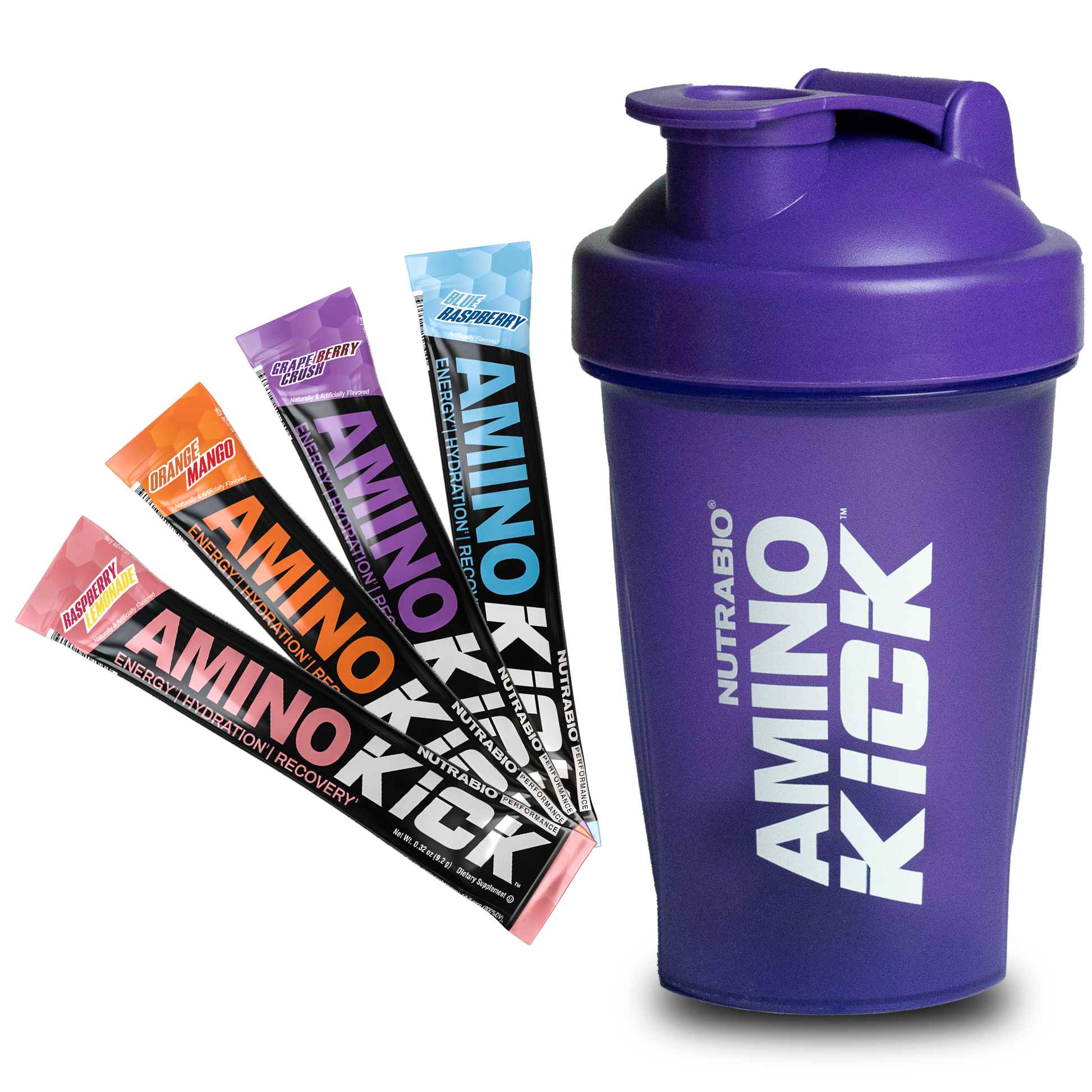 Amino Kick Stick Pack Shaker Bundle