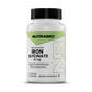 Nutrabio Iron Glycinate supplement bottle on a white background