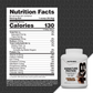 A tub of Signature Protein chocolate milkshake flavored whey protein isolate next to its nutrition facts label.