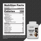 A Signature Protein Cookies & Cream tub displayed next to its nutrition facts label, highlighting its whey protein isolate content.