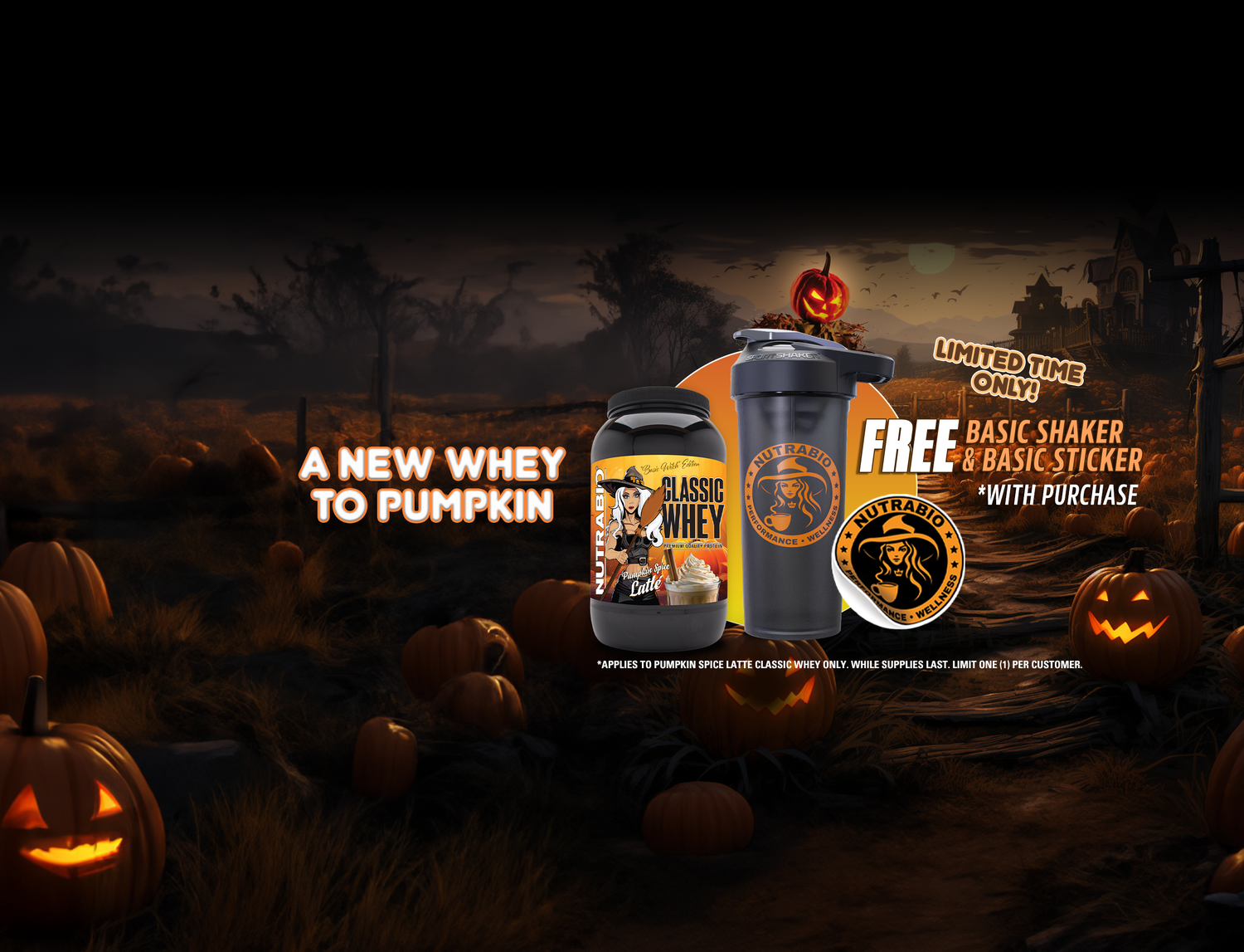 Pumpkin Spice Latte Protein Promotion: FREE Shaker And Free Sticker With Purchase Of 2lb Pumpkin Spice Latte