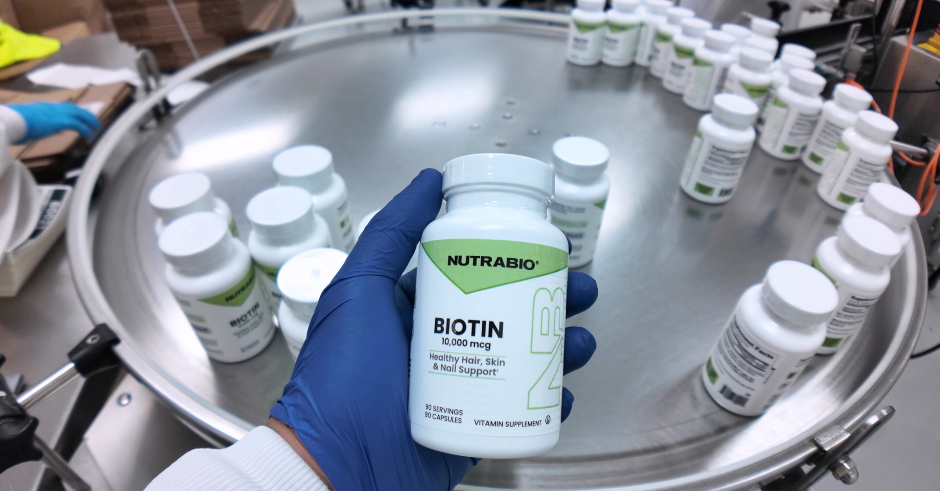 Load Video: Manufacturing of NutraBio Biotin