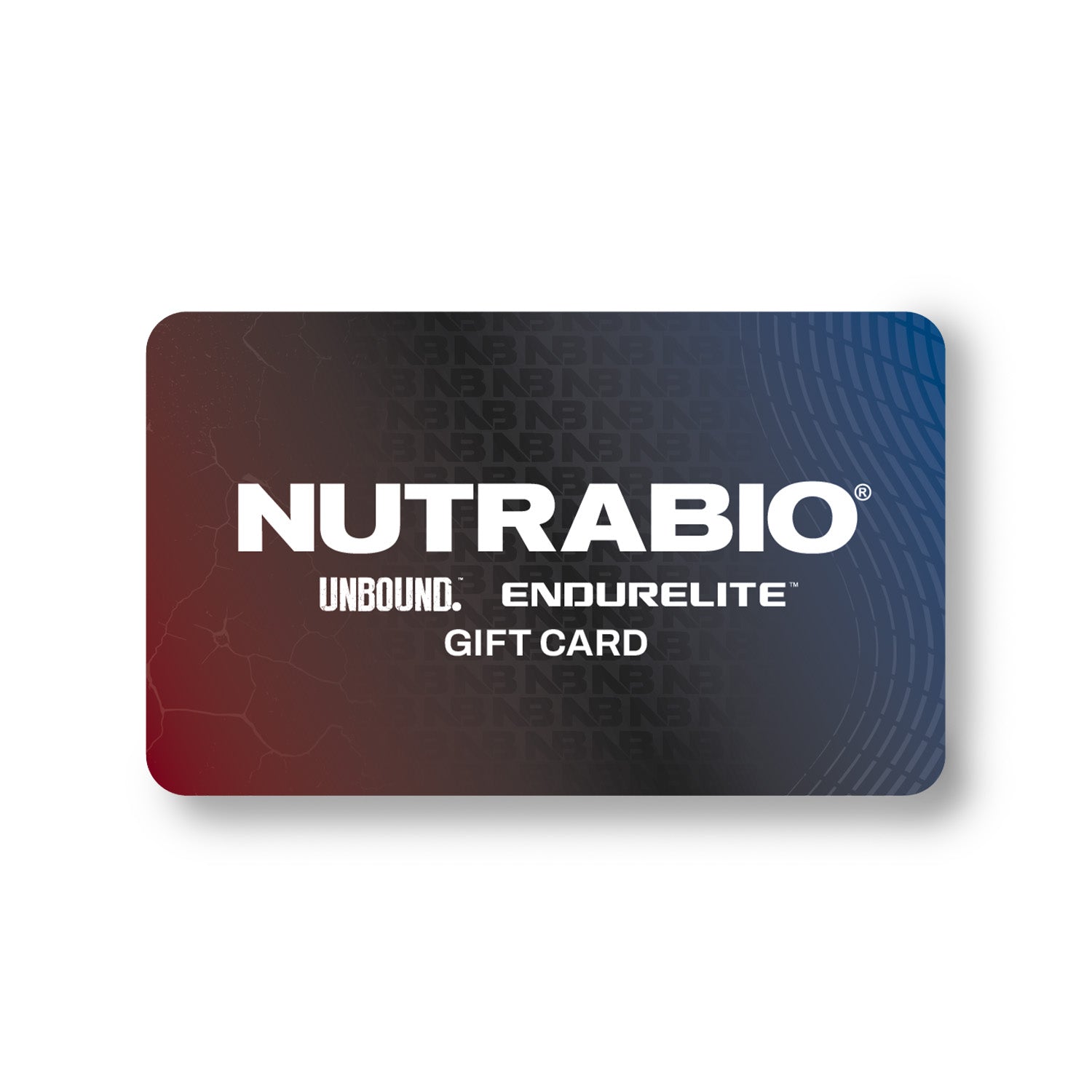 NutraBio Unbound & Endurelite Gift Card. One Gift Card, Three brands.