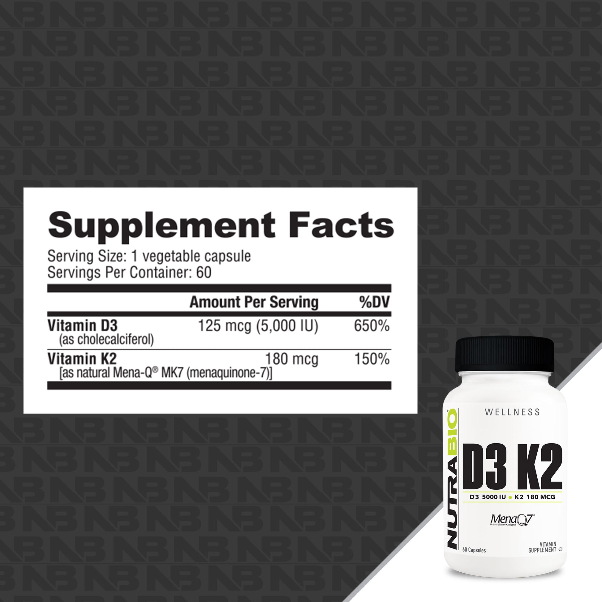 K2 + D3 Vitamina R10 Nutrition